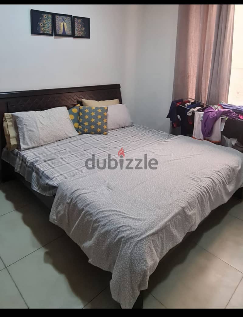 Strong King Size bed with Mattresses for Sale 1