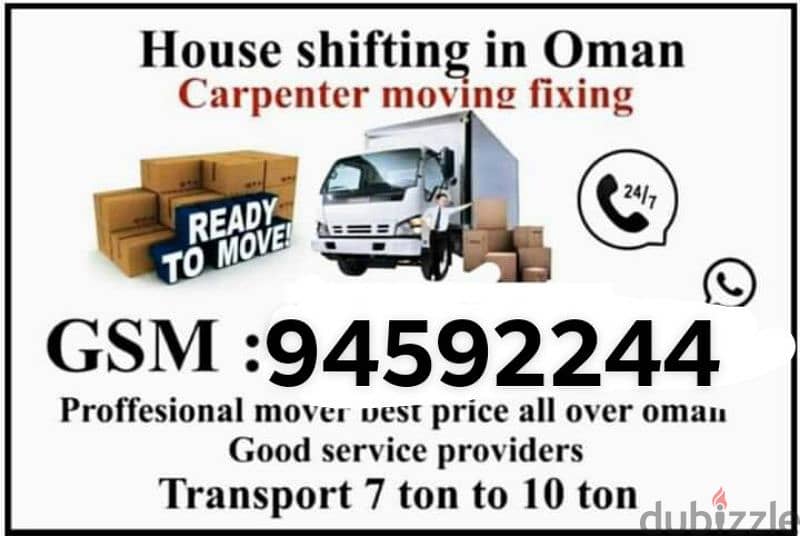 House shifting service all Muscat oman and Dubai to Muscat 0