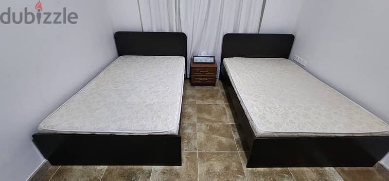 two single beds plus medical mattresses 0