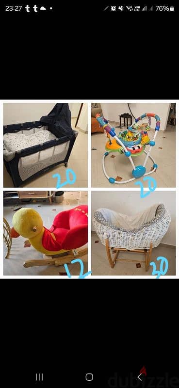 Stroller,crib,Rocking duck 0