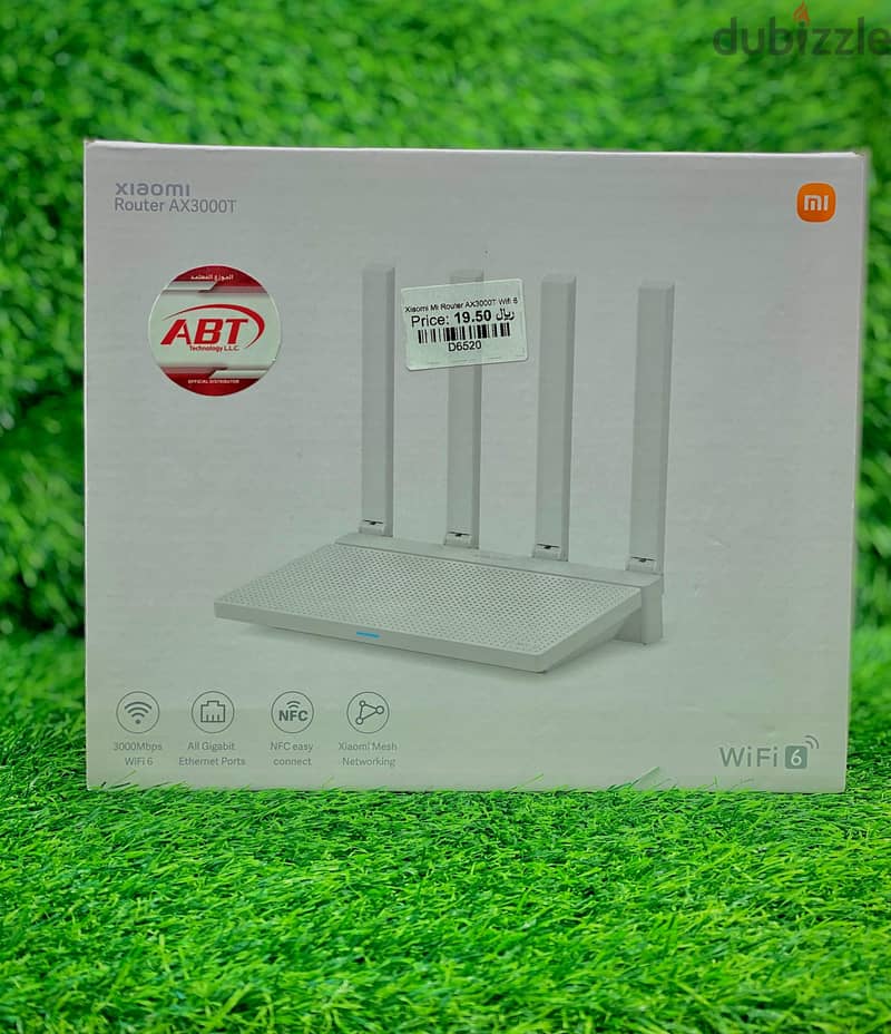 WIFI 6 XIAOMI AX3000T 3000Mbps MESH NETWORKING 0