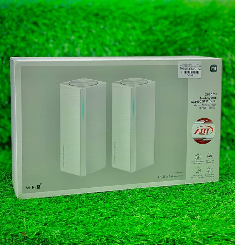 AX3000 NE(2-PACK) XIAOMI MESH SYSTEM  WHOLE HOME WI-FI 6 COVERAGE 1