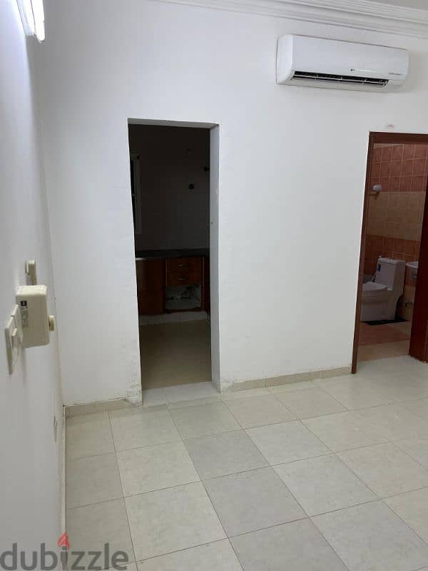 Studio room, bathroom and kitchen, unfurnished, Al-Azaiba North 2