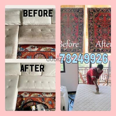 Sofa /Carpet /Metress Cleaning Service available in All Muscat