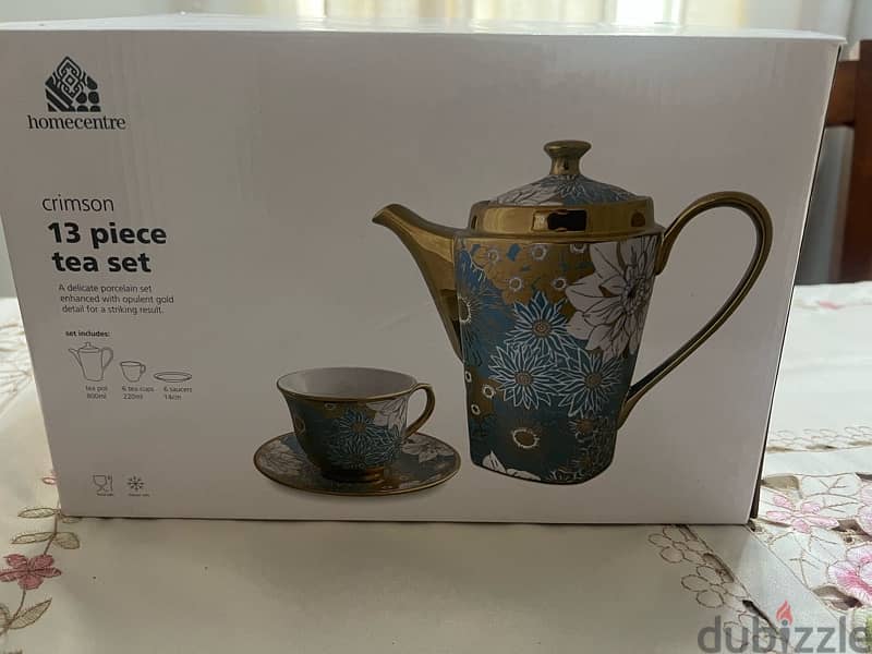 Brand new 13 piece tea set 1