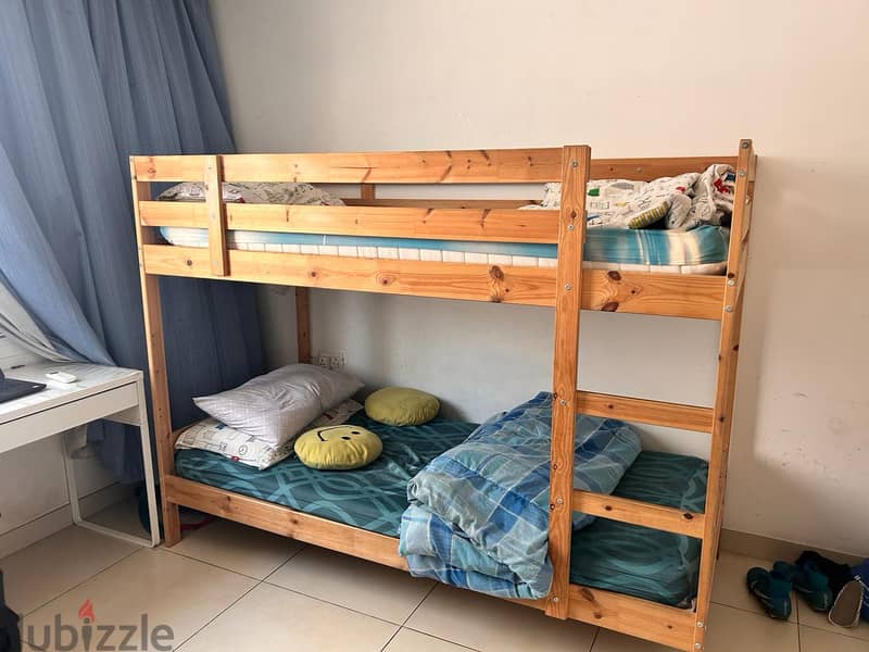 IKEA Bunk Bed for sale with IKEA matress 0