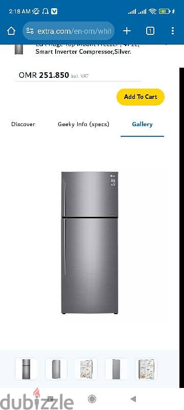 466+litter LG FRIDGE FOR SALE 3