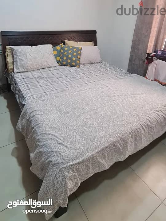 King size bed with matress from Ikea 2