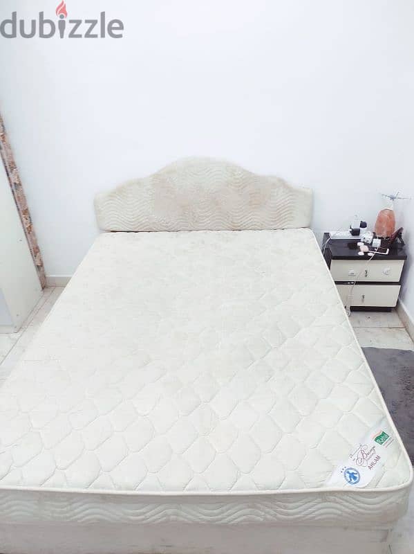 Queen size Double Bed with Mattress 1