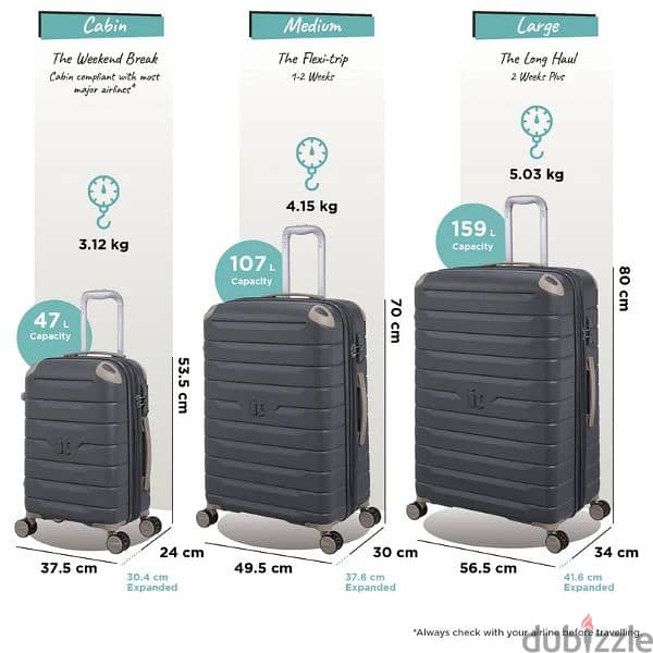 IT 3 PCS HARD LUGGAGE SET 0