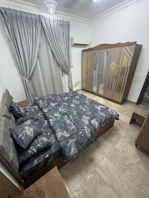 Apartment 2 bhk  fully furnished includ billsغرفه وصاله وحمام ومطبخ ش 0