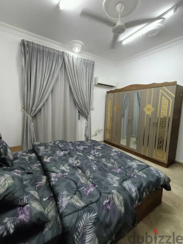 Apartment 2 bhk  fully furnished includ billsغرفه وصاله وحمام ومطبخ ش 11