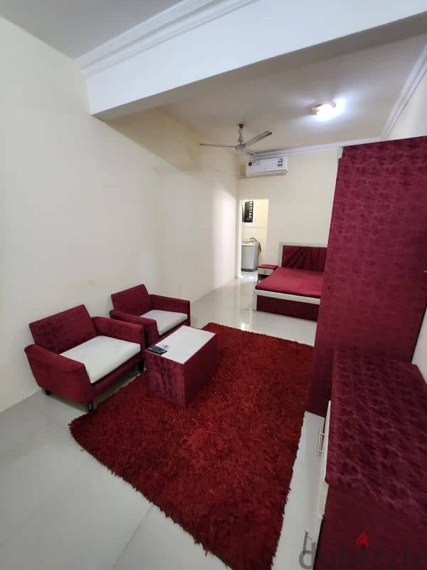 Furnished studio, Al Khuwair 33, near Luqaimat Restaurant 1