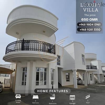 SHATTI AL QURUM | LUXURY 6 BR VILLA FOR RENT