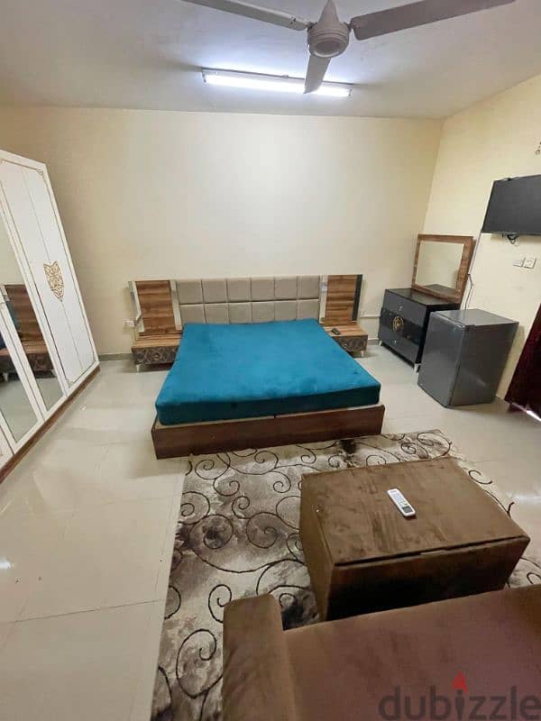 For rent : a studio furnished in a distinctive location in Al-Khuwair 2