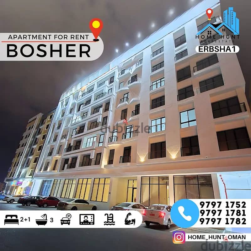 BOSHER | BRAND NEW MODERN 2+1BHK APARTMENT NEAR AL AMEEN MOSQUE AREA 0