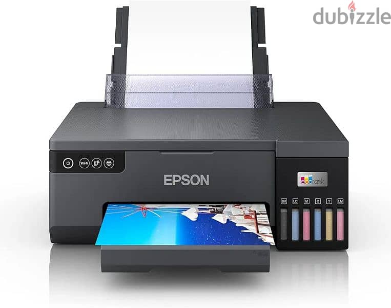 Epson Ecotank 6-Colour A4 Photo Printer Wifi Connected, 1