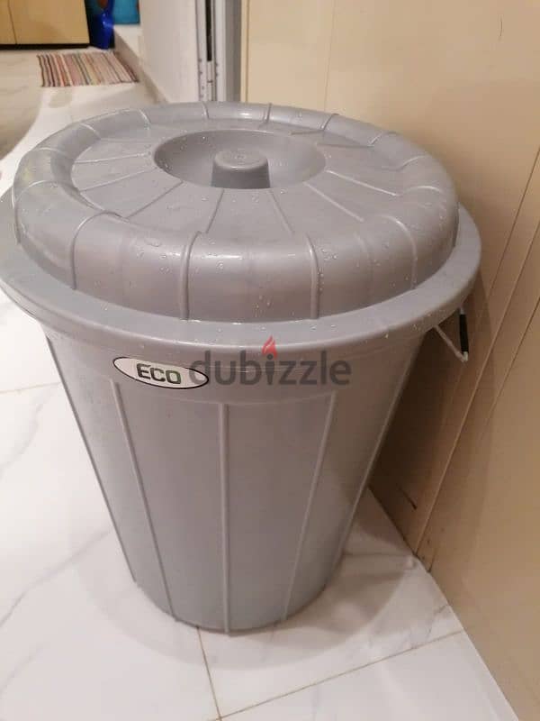 Plastic Bucket For Water Storage Like New For Sale Just. 1 OMR 0