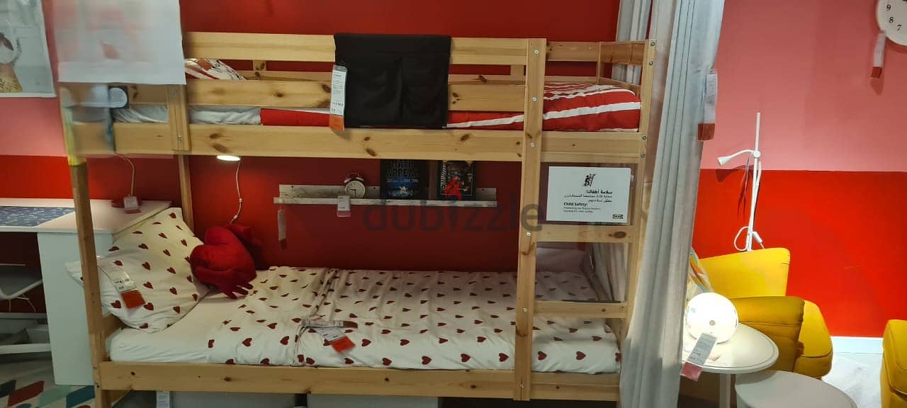 Children's Bunk Bed with Mattress is in Excellent Condition for sale 1