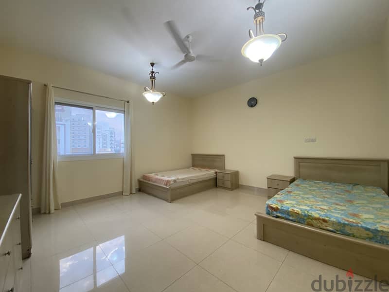 Spacious Fully Furnished room with private washroom in Al Ghubra 2