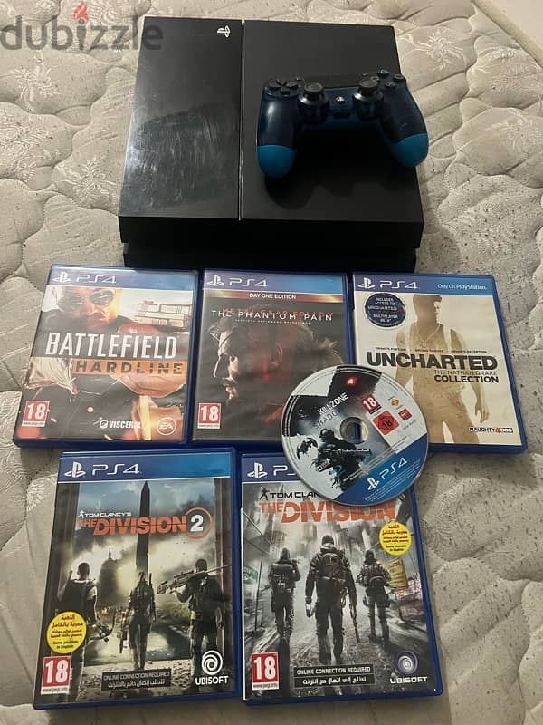 ps4 with 6 games mint condition 0