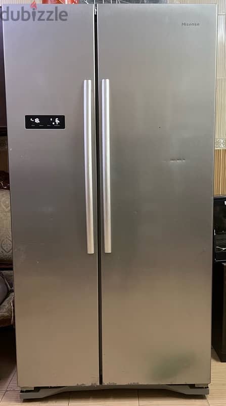 Hisense , refrigerator double door 0