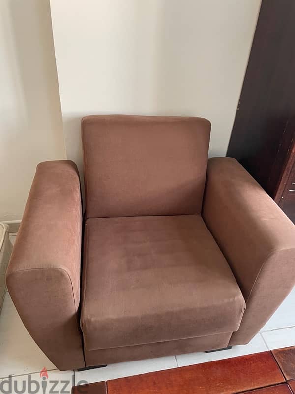 Sofa Set 4 Seater (3+1) - Good Condition 1