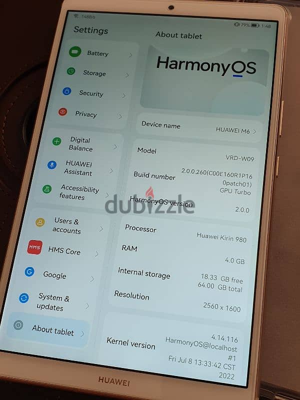 Huawei mediapad m6 8.4 64gb 4gb like new condition for sale or exchage 6