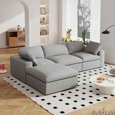 brand new model l shape sofa with bad  for making and ready made