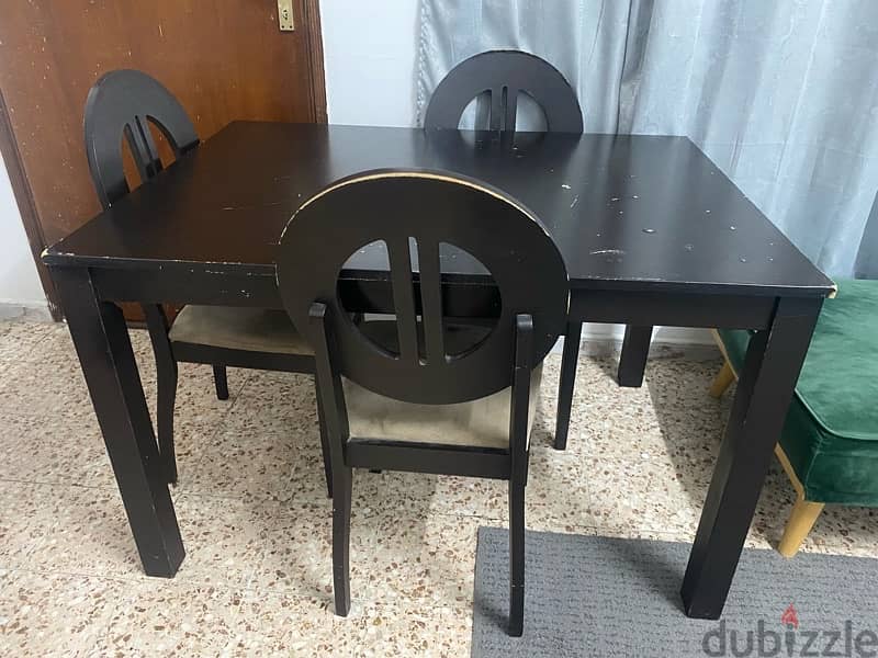 DINING TABLE WITH 5 CHAIRS 1