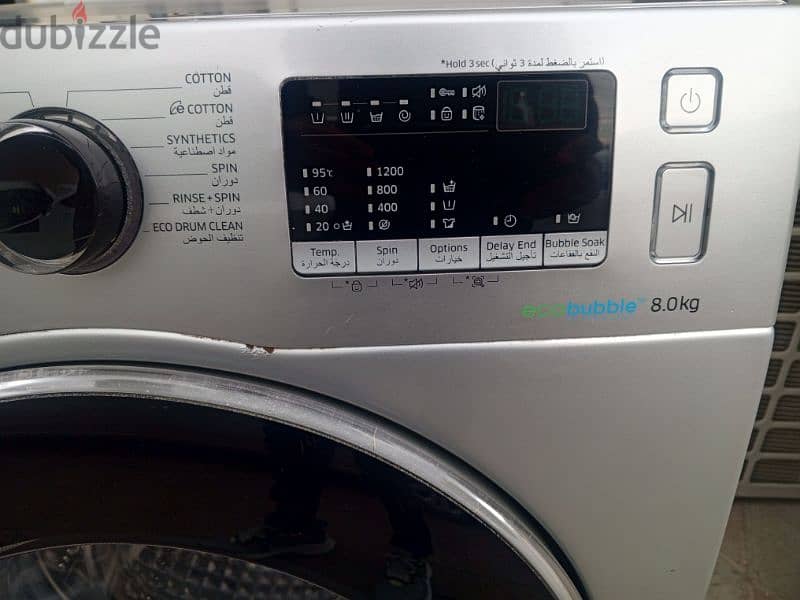 Samsung 8 kg Washing Machine for Sale - Excellent Condition 3