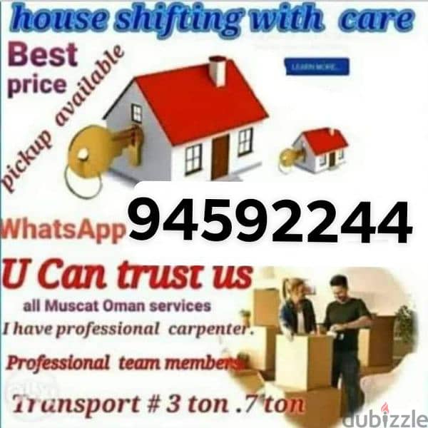 House shifting service all Muscat oman and Dubai to Muscat 0