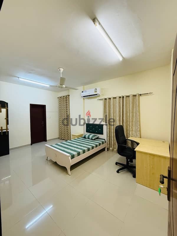 furnished room with attached bathroom for bachlors Ghala 0