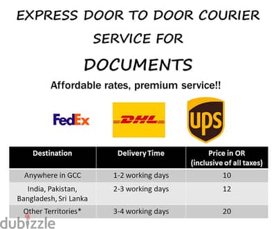 Express Courier Service for Documents