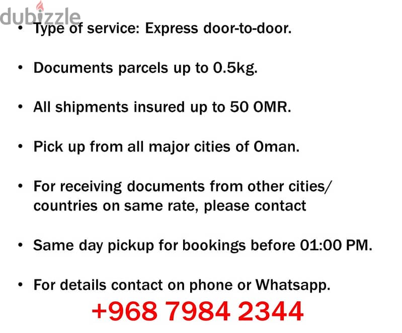 Express Courier Service for Documents 1