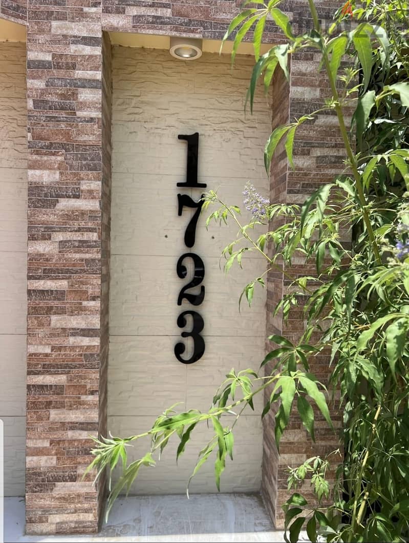 get custom made house number in any size and color 0