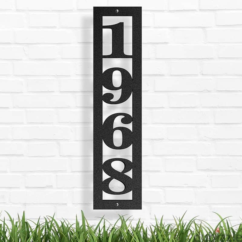 get custom made house number in any size and color 2