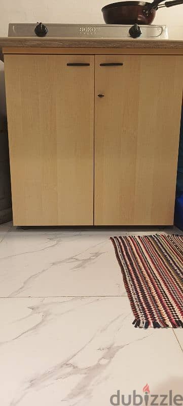 Kitchen Storage Cabinet Like New For Sale Price 20 0MR 2