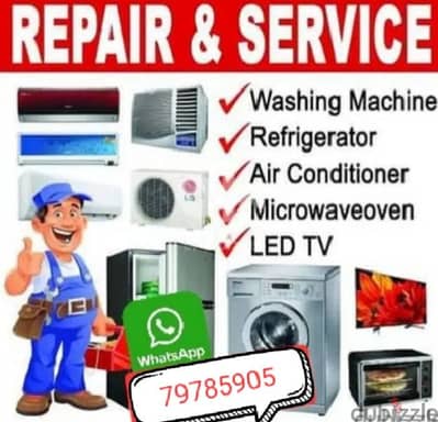 AC FRIDGE FREEZER AUTMATIC WASHING MACHINE RAPIER& SERVICES