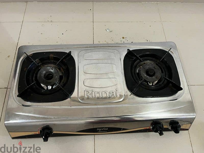 Rinnai Table Top Gas Stove RI-522AT 2Burners 1