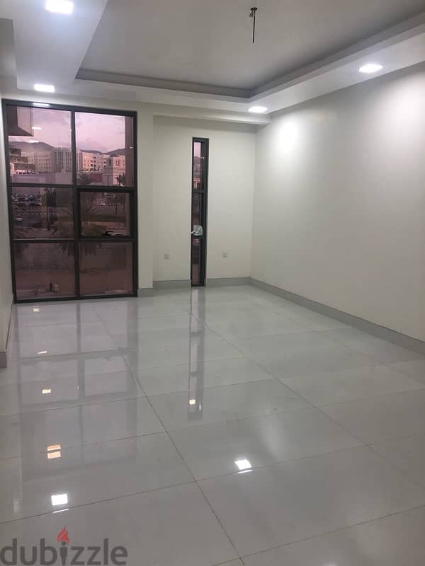 exellent location office for rent first line on main road in ghubra 1