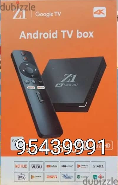 New Android box with 1year subscription