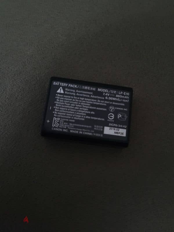 Canon Camera Battery Pack LC-E10E 0