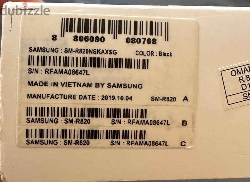 NEW Samsung Galaxy Watch Active 2 Aluminium 44mm Black 1