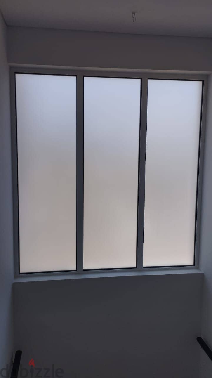 Glass Tinted stickers, window privacy film available , Frosted, 0