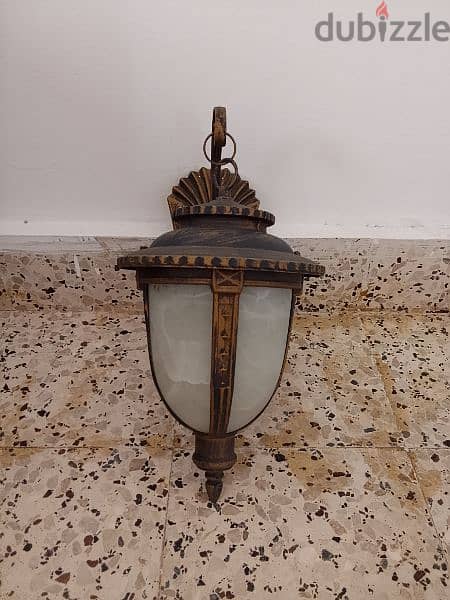 Hanging Lamp and Wall Lamp in Excellent Condition 5