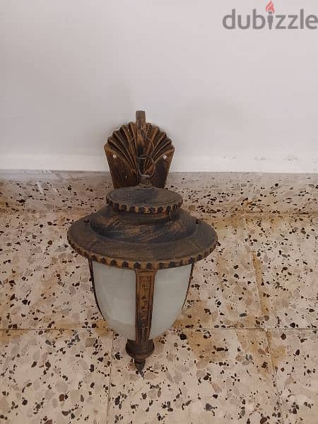 Hanging Lamp and Wall Lamp in Excellent Condition 6