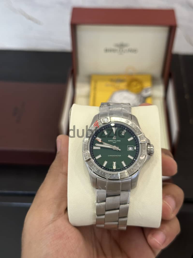 ساعة برتلينج Breitling Avenger A17328101L1A1 Stainless steel Green 20 2