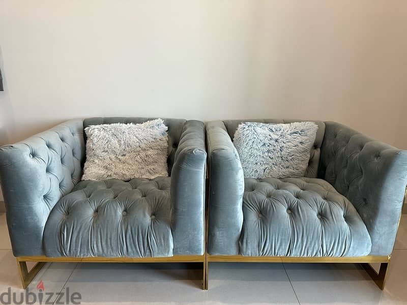 urgent sale of 2 single sofas 0