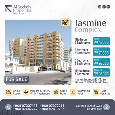 1-3 BHK options with excellent amenities, Al Khuwair, Muscat